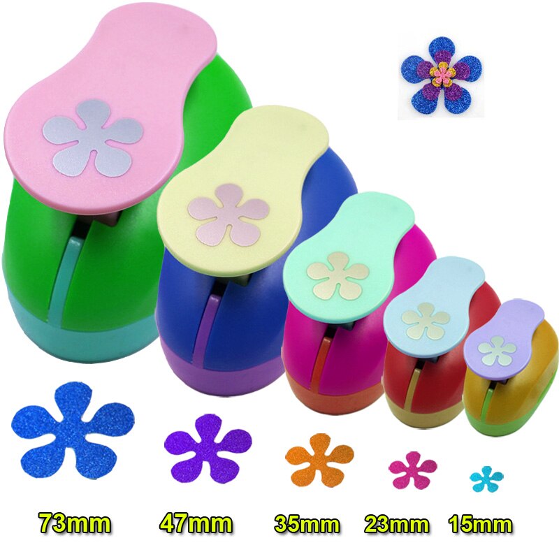 1.5cm-7.3cm flower shape of craft punch paper punches scrapbooking punchers DIY handmade paper cutter EV foam hole punch