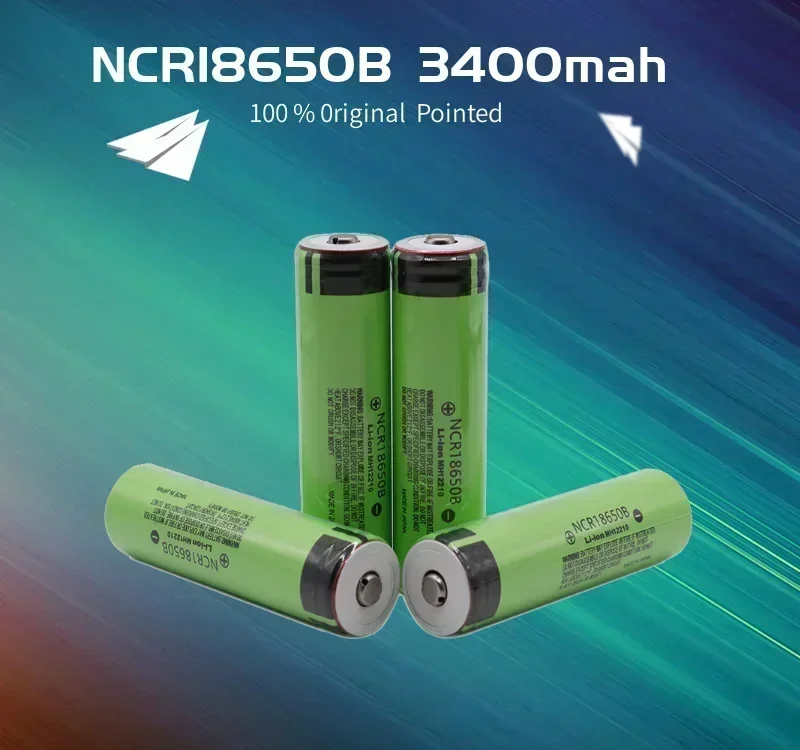 2025 18650 3400mAh 3,7 V batería recargable de iones de litio para linternas LED cámaras digitales juguetes de alta capacidad de larga duración