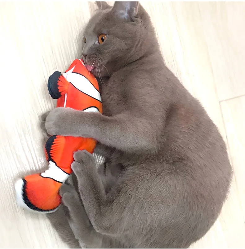 USB Elektrische Ladung Simulation Fisch Katze Spielzeug Fisch Katzenminze Katze Haustier Kauen Biss Interaktive Katze Spielzeug Diskette wedeln