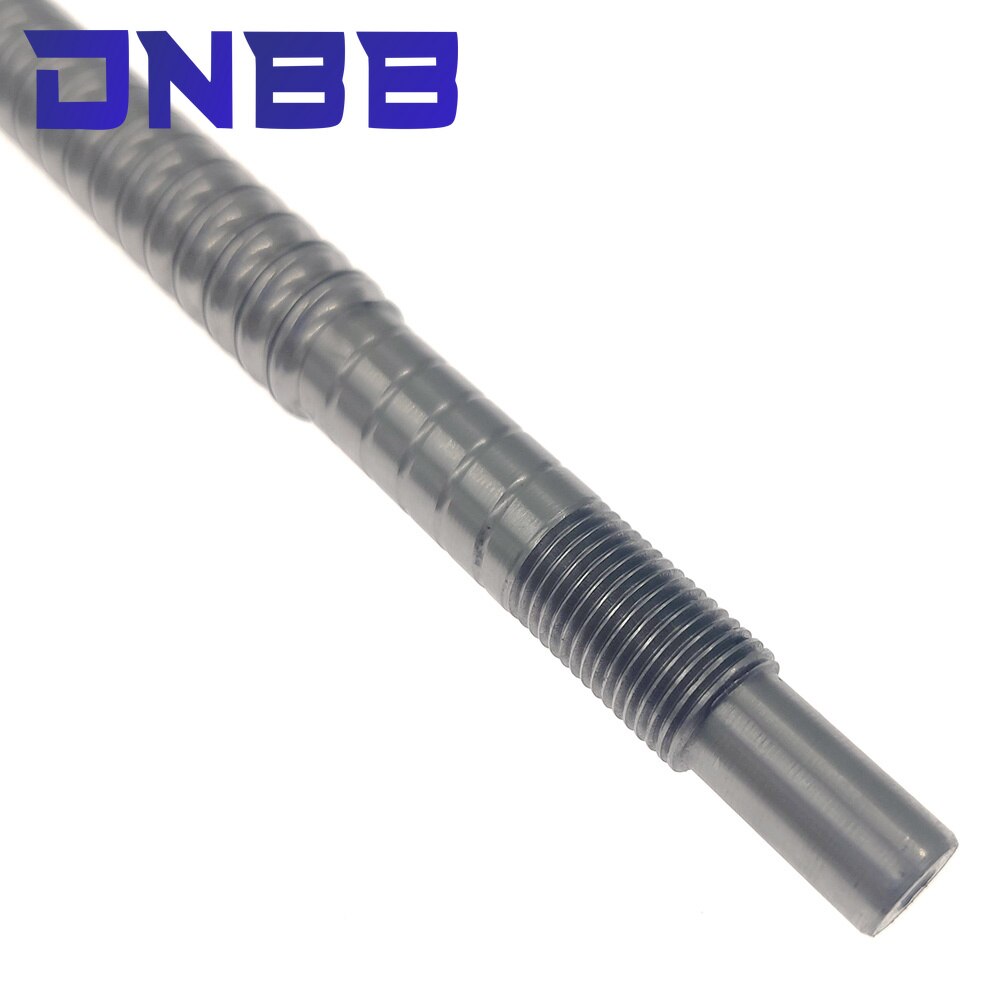 Vis à billes de précision C7 avec écrou à bille unique 150, 200, 300, 400, 450, 500, 550, 600, 700, 800, 1204mm, pièces CNC, SFU1204