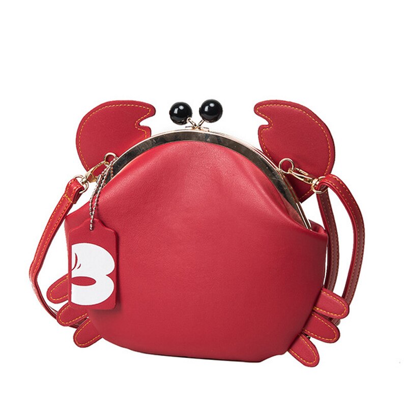 Leuke Meisjes Krab Tas Uniek Dames Kettingen Dier Messenger Bag Vrouwen Messenger Bag Crossbody Schoudertas Sac Een belangrijkste