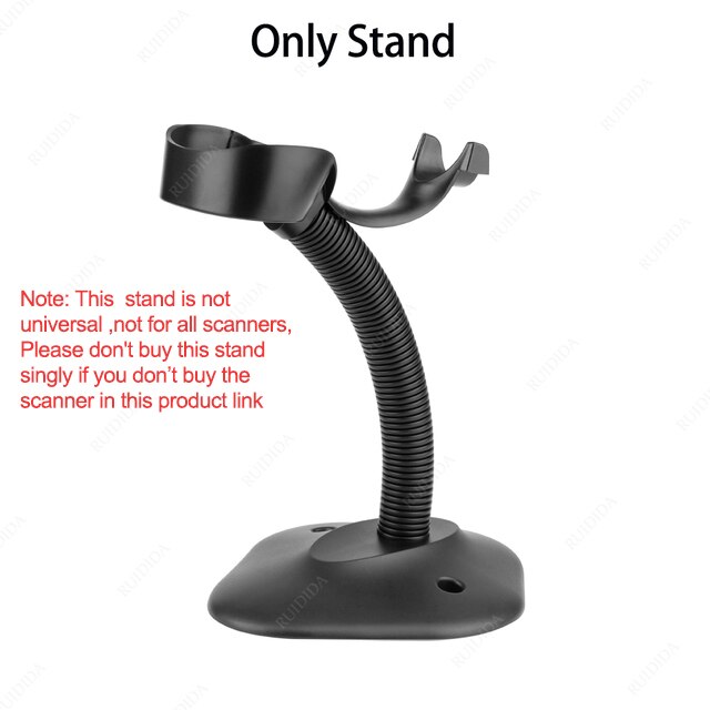 Bar Scanenr Draadloze 2d Barcode Scanner Bluetooth Barcode Reader Code Scanner Draadloze Code Reader 2d Handheld Qr Code Scanner: Stand