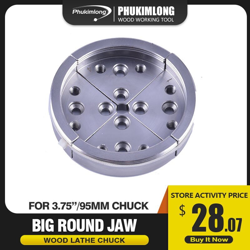 10 ''Jaw Klauwplaat, 214Mm Platte Kaak, 4 Kaken Hout Draaibank Chuck,mini Draaibank Houtbewerking, Machine Tool Accessoires Suits