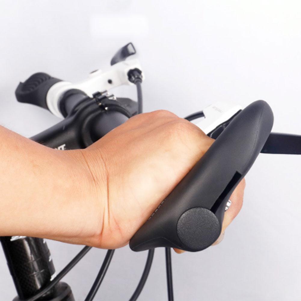 Poignées de vélo corne en caoutchouc forme confort ergonomie poignée de guidon antidérapante pour vtt BMX cyclisme