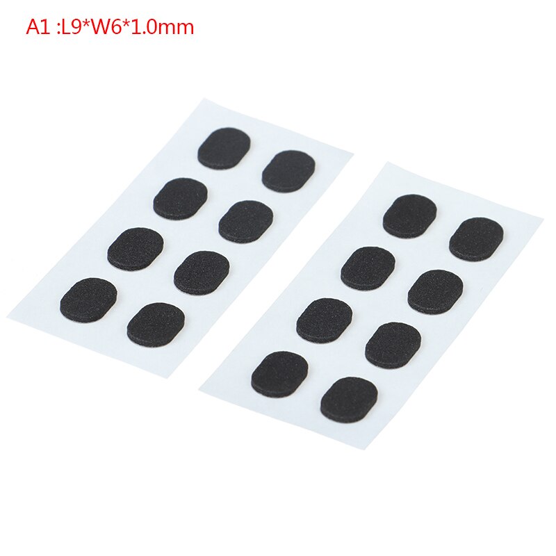 Coussinets de nez en mousse souple unisexe, 8 paires, antidérapants, auto-adhésifs pour lunettes: A1