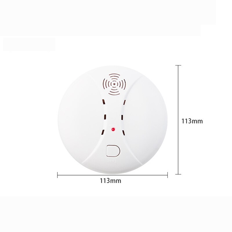 Universal Home Intelligence Wireless Photoelectric Smoke Detector High Sensitivity and Stable Fire Alarm Home Automation
