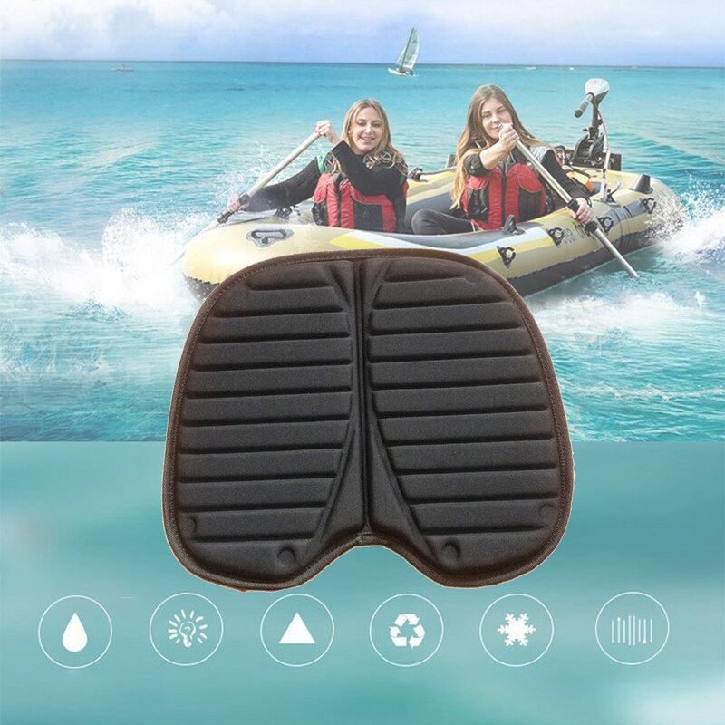 Asiento acolchado para Kayak, cojín suave antideslizante para pesca, accesorios acolchados para Kayak, canoa, barco de pesca: Default Title