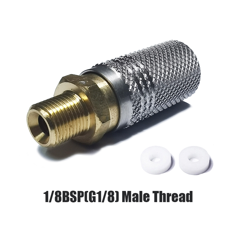 Presa adattatore a sgancio rapido per ricarica morbida HPA ad aria estesa 1/8BSPP(G1/8) Accessori per capezzoli maschi da 8 mm