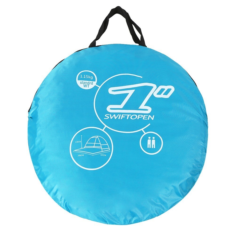 Automatic Pop Up Beach Tent Cabana Portable UPF 50+ Sun Shelter Camping Fishing Hiking Canopy