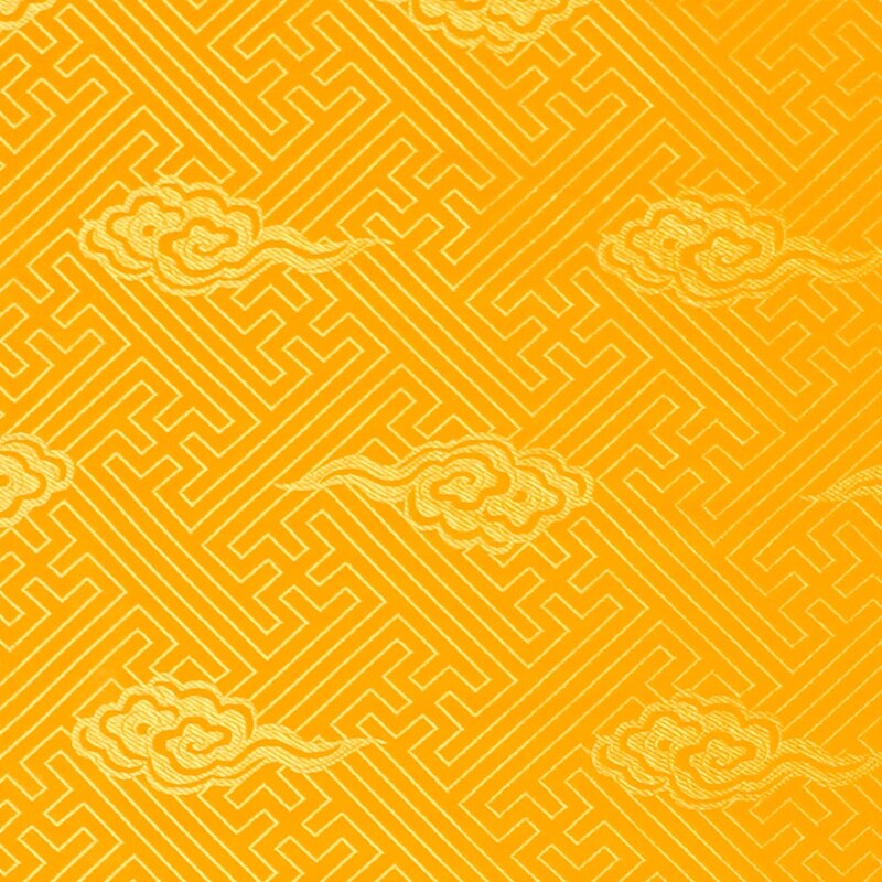 Guldstof brokade jacquard stoffer til syning cheongsam og kimono satin brokade materiale til gør-det-selv: Default Title