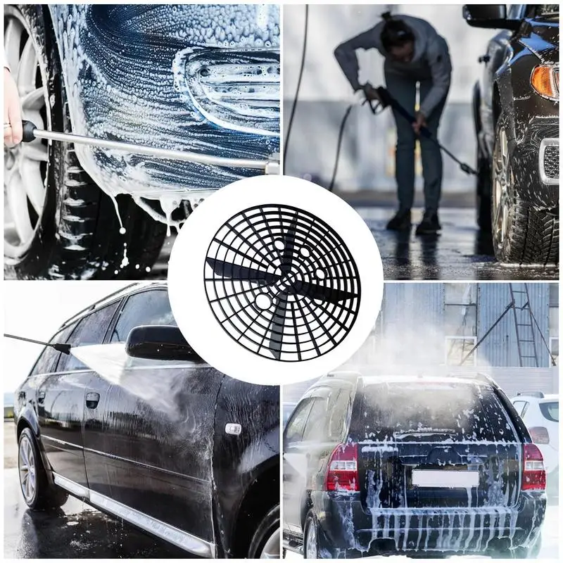 Strumento per la pulizia della rete di protezione della rondella Secchio per lavaggio con inserto in plastica antigraffio Automobili Filtro a grana per isolamento della sabbia di alta qualità