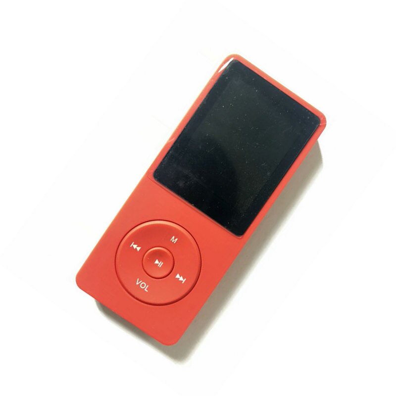 Mini usb MP3 Player With Built-in Speaker hifi speaker mp 3 player 16gb mp 4 Player 16gb with radio X02 walkman mp3-player: Red / 16GB