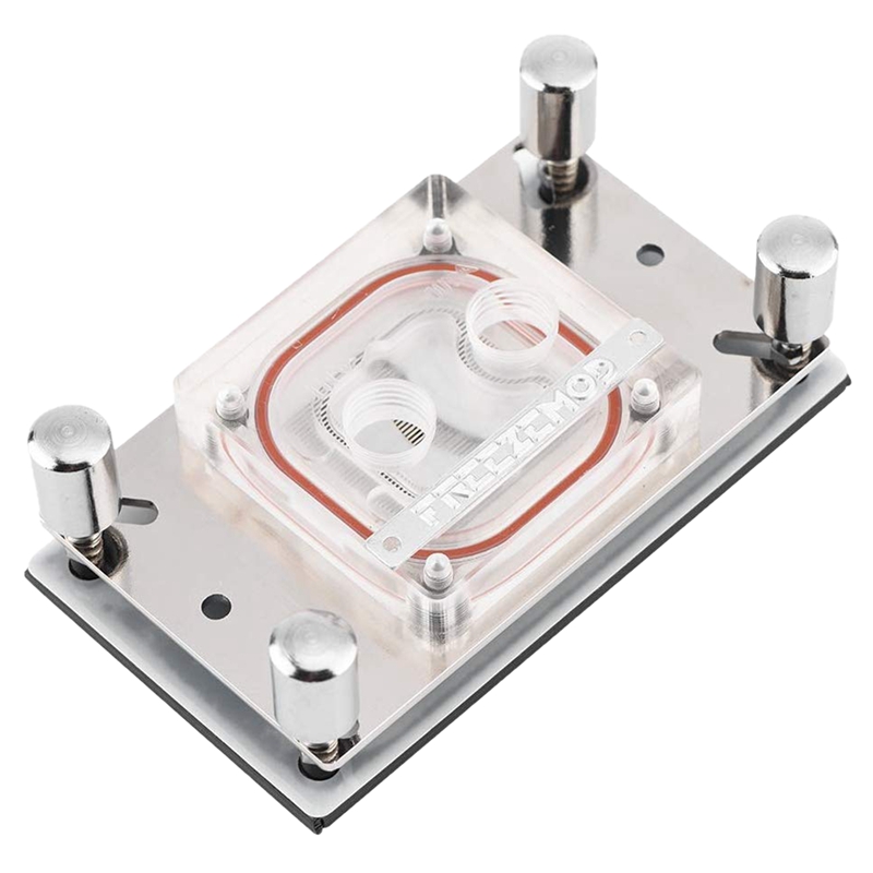 FREEZEMOD Acrylic Top CPU Water Cooling Block Sprayable RGB CPU Liquid Block with 0.3 Channel for AMD AM3+ AM4 RGB Light: Default Title