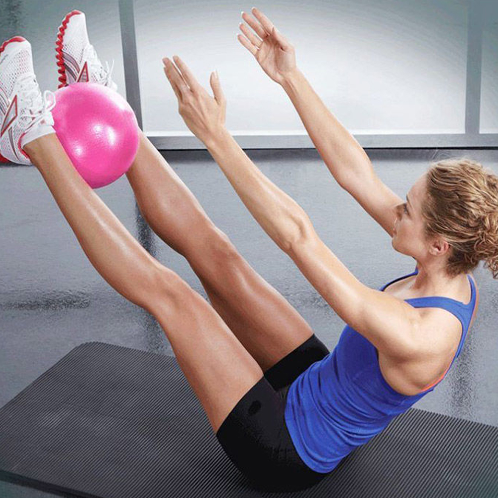 25 cm druckfeste, explosionsgeschützte yoga-übungsbälle mit durchmesser für gymnastik, pilates, balance, fitness und heimtraining