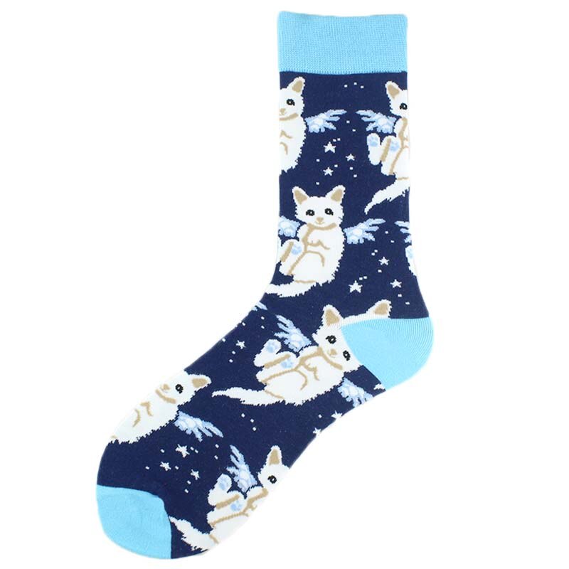 Gelukkig Kleurrijke Grappige Sokken Mannen Skateboard Shark Dinosaurus Astronaut Planeet Divertidos Hip Hop Sokken Harajuku Unisex Crew Sokken: 58