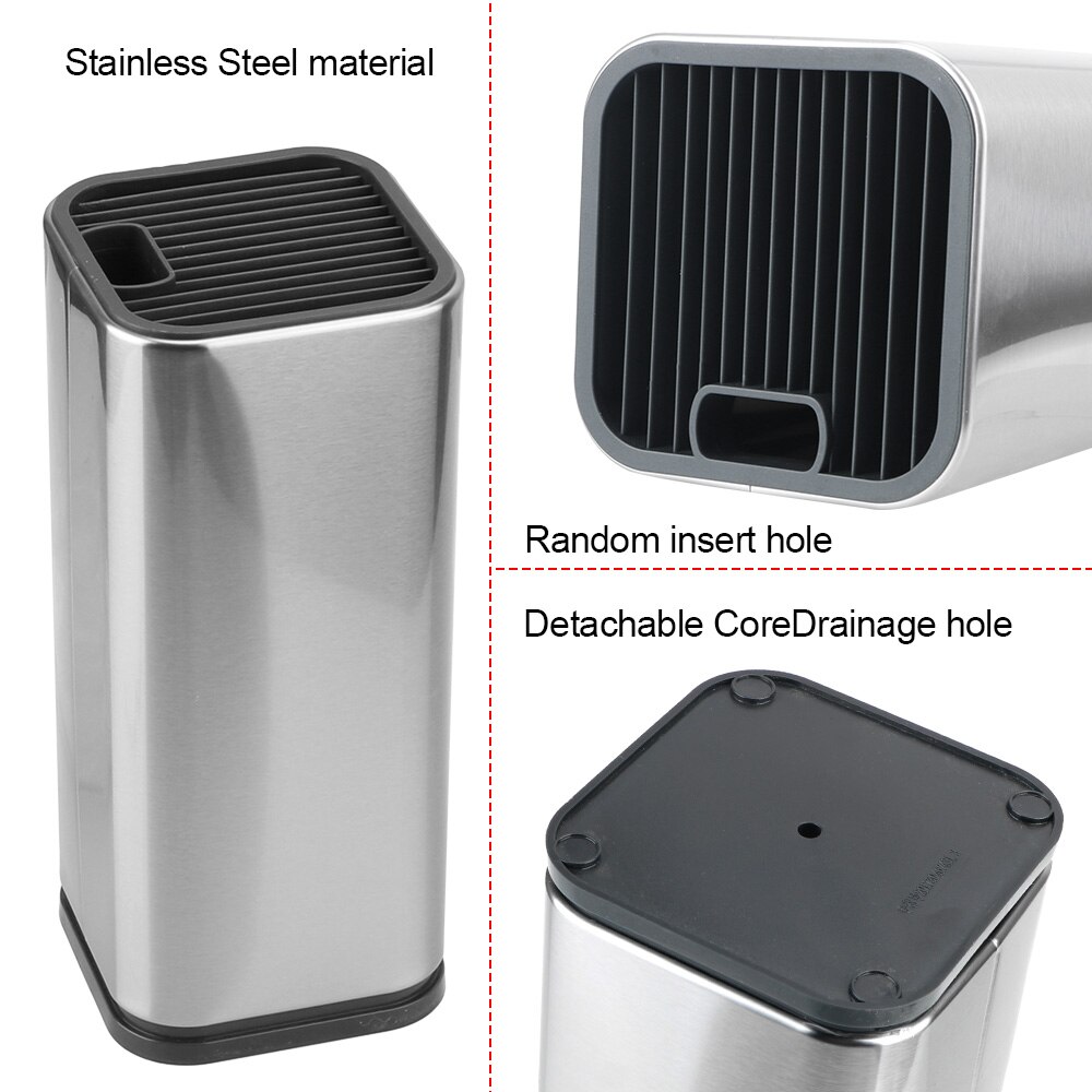 HOOMIN Kitchen Accessories Kitchen Tools Kitchen Bar Knife Storage Block Stands for Knives Knife Stand Holder Block