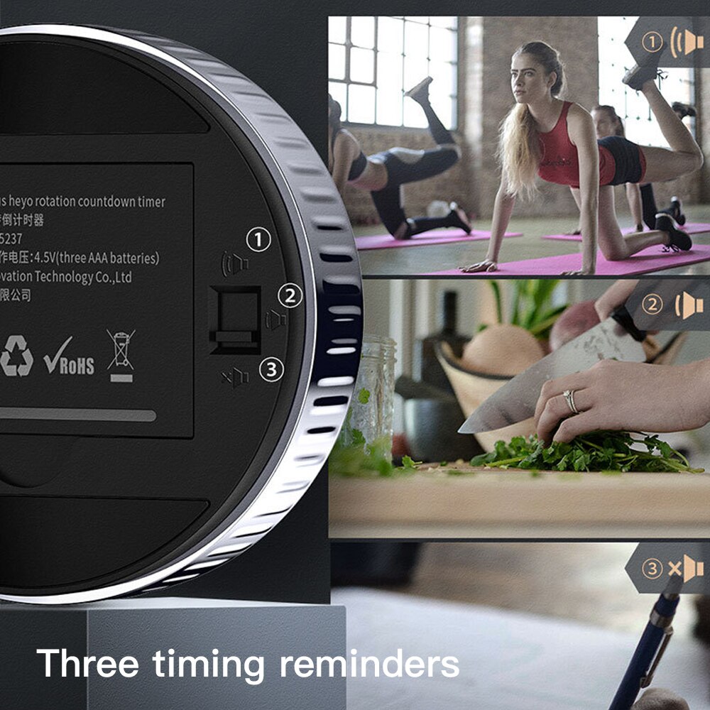 LED Digital Timer For Cooking Shower Study Sports Alarm Clock Magnetic Electronic Countdown Timer Home Kitchen Accessories