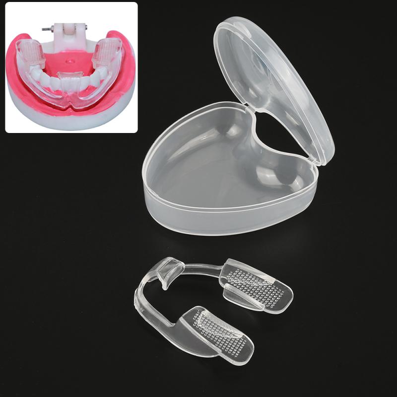 1pcs Clear Food Grade Silicone Dental Mouth Guard For Sleeping Time Tooth Correction Stop Teeth Grinding Protect Teeth