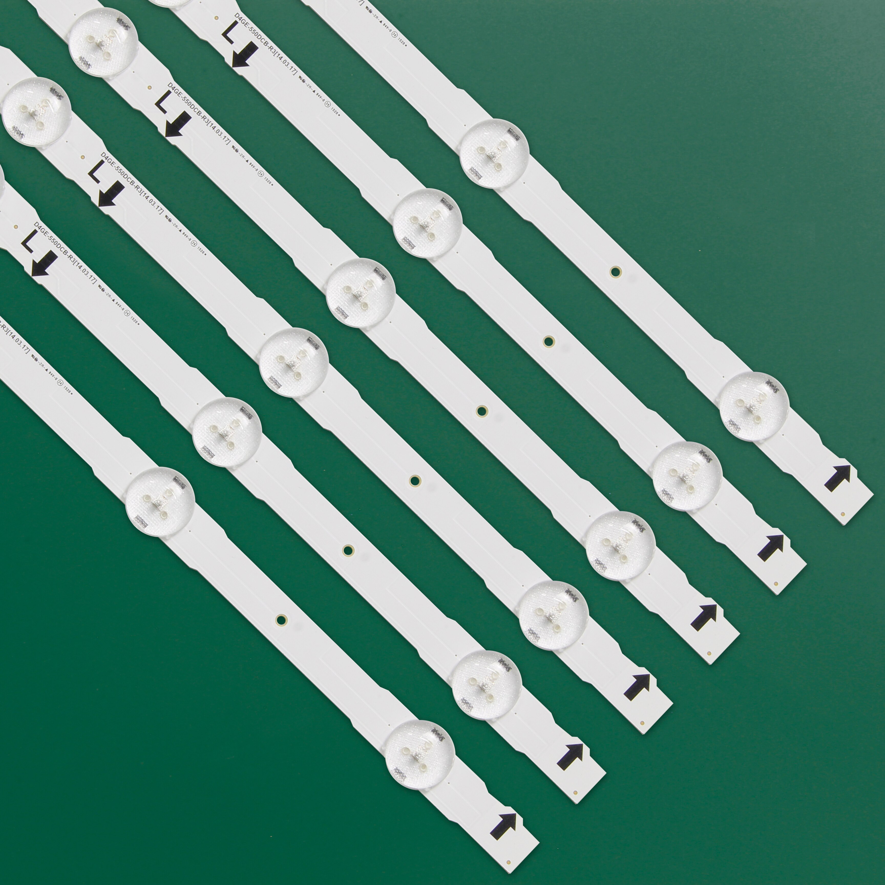 12 stuks ledstrip 2014 svs 55 d4ge-550 dca -r3 d4ge-550 dcb -r3 voor sam sun  ue55 h 6800 ue55 j 5600 ue55 j 5510 ue55 j 6300 cy-gh05 bglv 4h