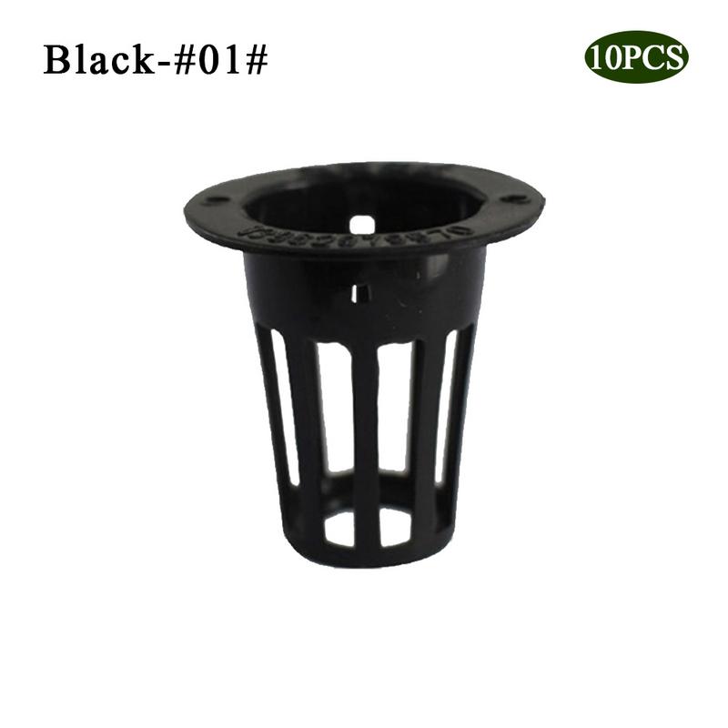 Maceta de malla resistente de 10 Uds., vaso con malla, cesta hidropónica aeropónica para cultivo de plantas, herramientas de jardín Clon