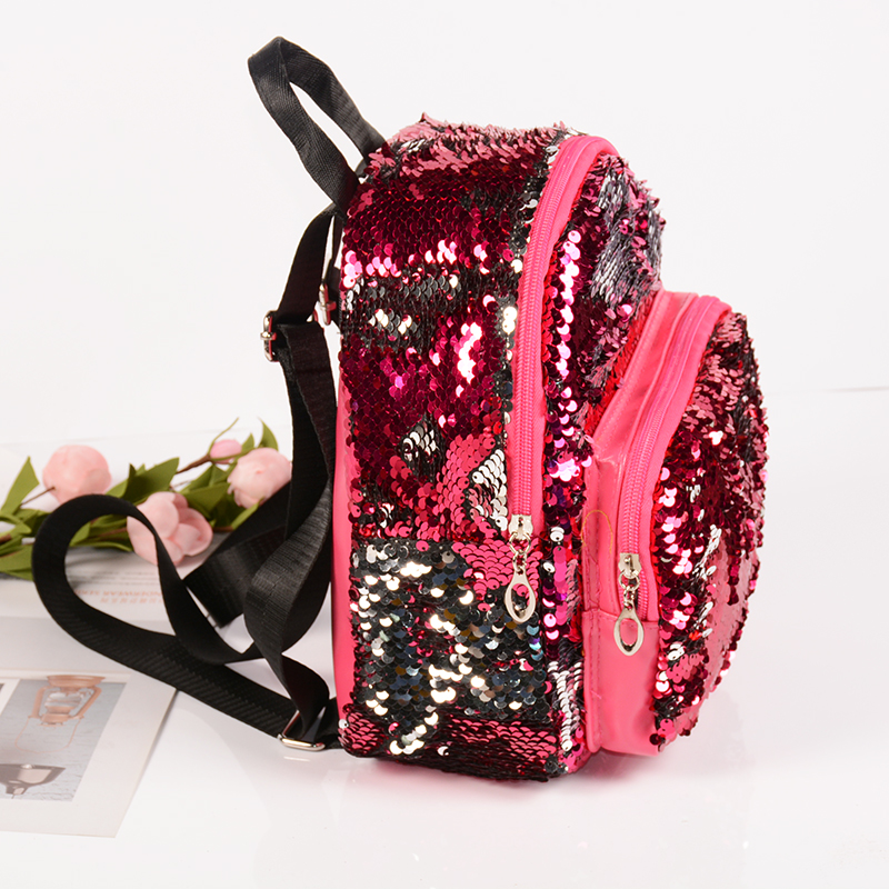 Mode Meisje Pailletten School Rugzak WomenTravel Rugzakken Kids Rugzak Kinderen Sequin Bag mochila feminina