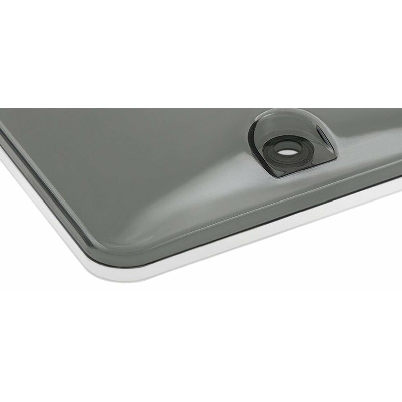 2 uds. Conjunto de montaje de cubierta de escudo de parachoques de marco de soporte de placa de matrícula negra + tornillos