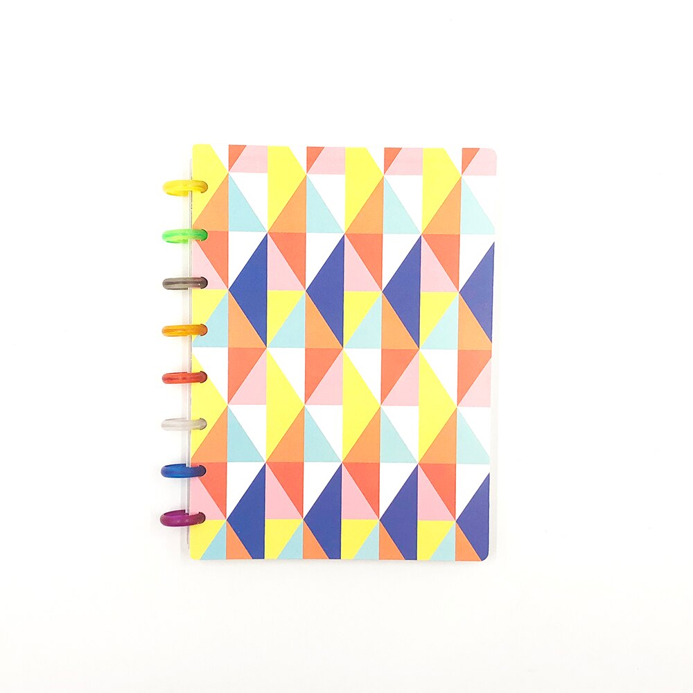 Fromthenon happy planner diskindbundet notesbog journal ringbind ringbind spiral  a5 notesblok papirvarer kontor- og skoleartikler: Prisme