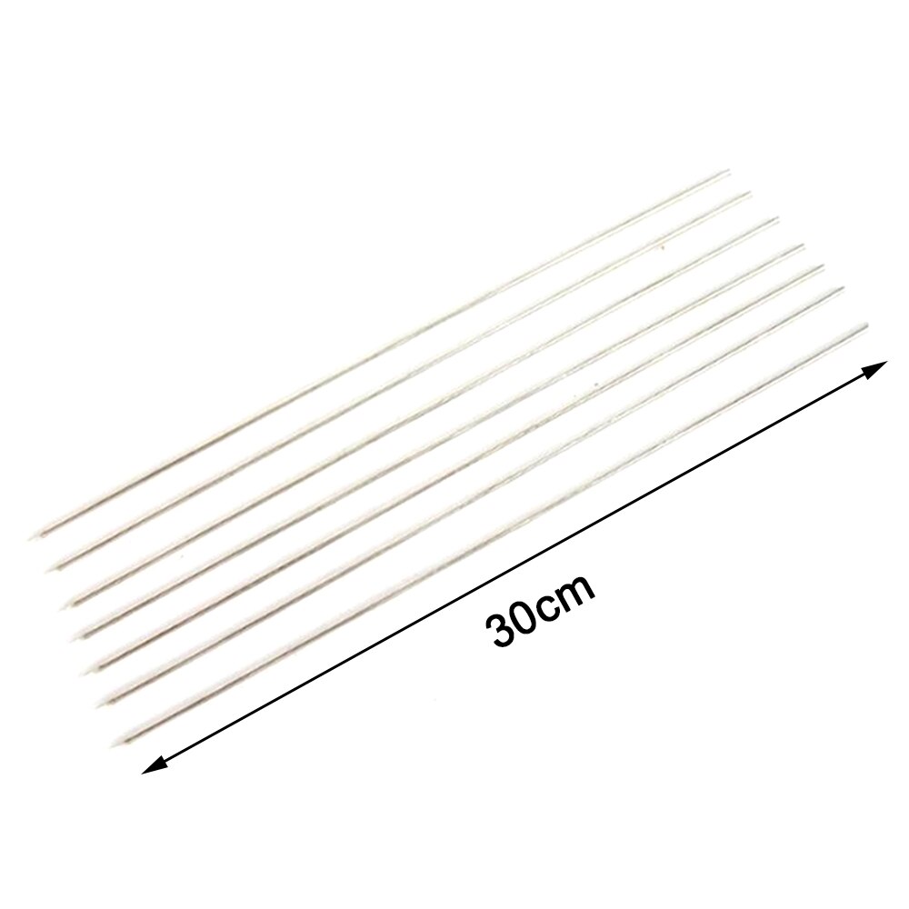 30 Stck BBQ Spieße Edelstahl Grill Nadel Kebab-Stock