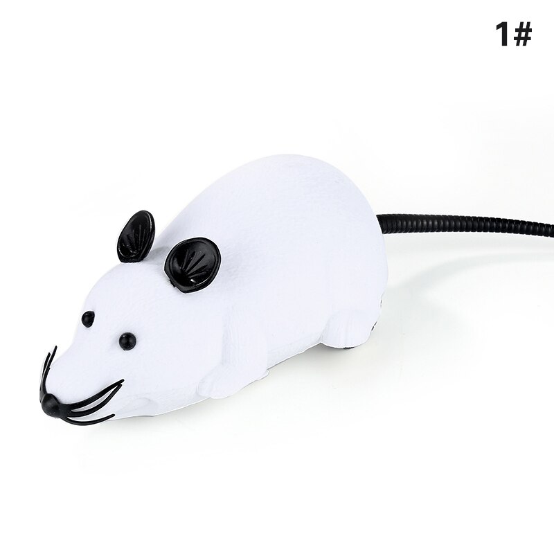 Souris télécommandée à infrarouge pour chat, jouet d&#39;émulation, mouvement mécanique, accessoires pour animaux de compagnie, blague effrayante