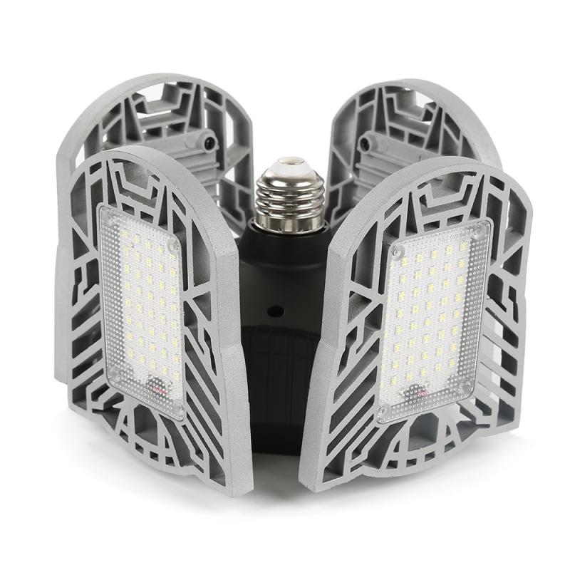 120W 192 LED Garage Shop Work Light 12000lm Ceiling Fixture Deformable Lamp for Garage Workshop