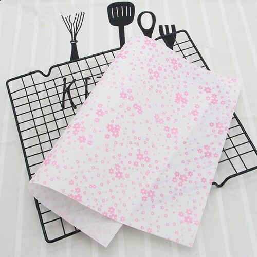 100 200 sztuk papier woskowany jednorazowe do jedzenia do pakowania do pieczenia papier do pakowania Sandwich Hamburger opakowanie do pakowania wypieków papier do pakowania: 200 pcs kind 5