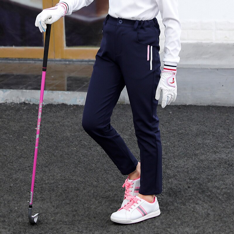 Pantalones de Golf para niños y niñas, Pantalones largos informales de alta elasticidad para adolescentes, D0857,