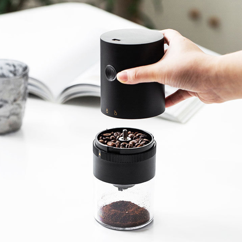 Mini Electric Coffee Grinder Automatic Coffee Machine Portable Coffee Beans Grinder Machine USB Nuts Herbs Grains Mill For Home