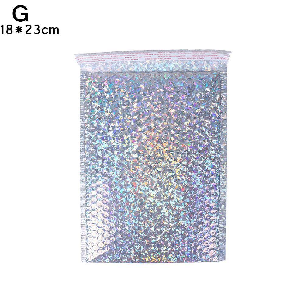 Bubble bag Silver Envelope Foam Foil Bag Packaging Waterproof Envelopes Mailer Anti-Vibration Bag Mailing U9U4