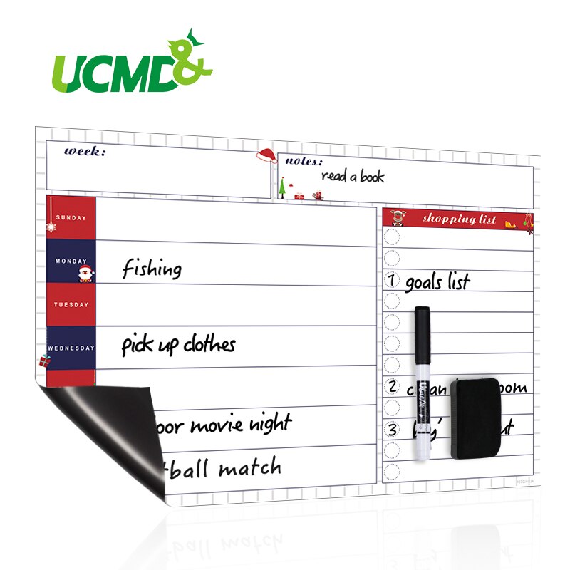 flexibel Magnetische Advent Weihnachten Zeit Zeitplan Kalender Löschbaren Lebensmittel Zu tun Liste Hinweis Weihnachten Wöchentlich Monatlich Planer Veranstalter