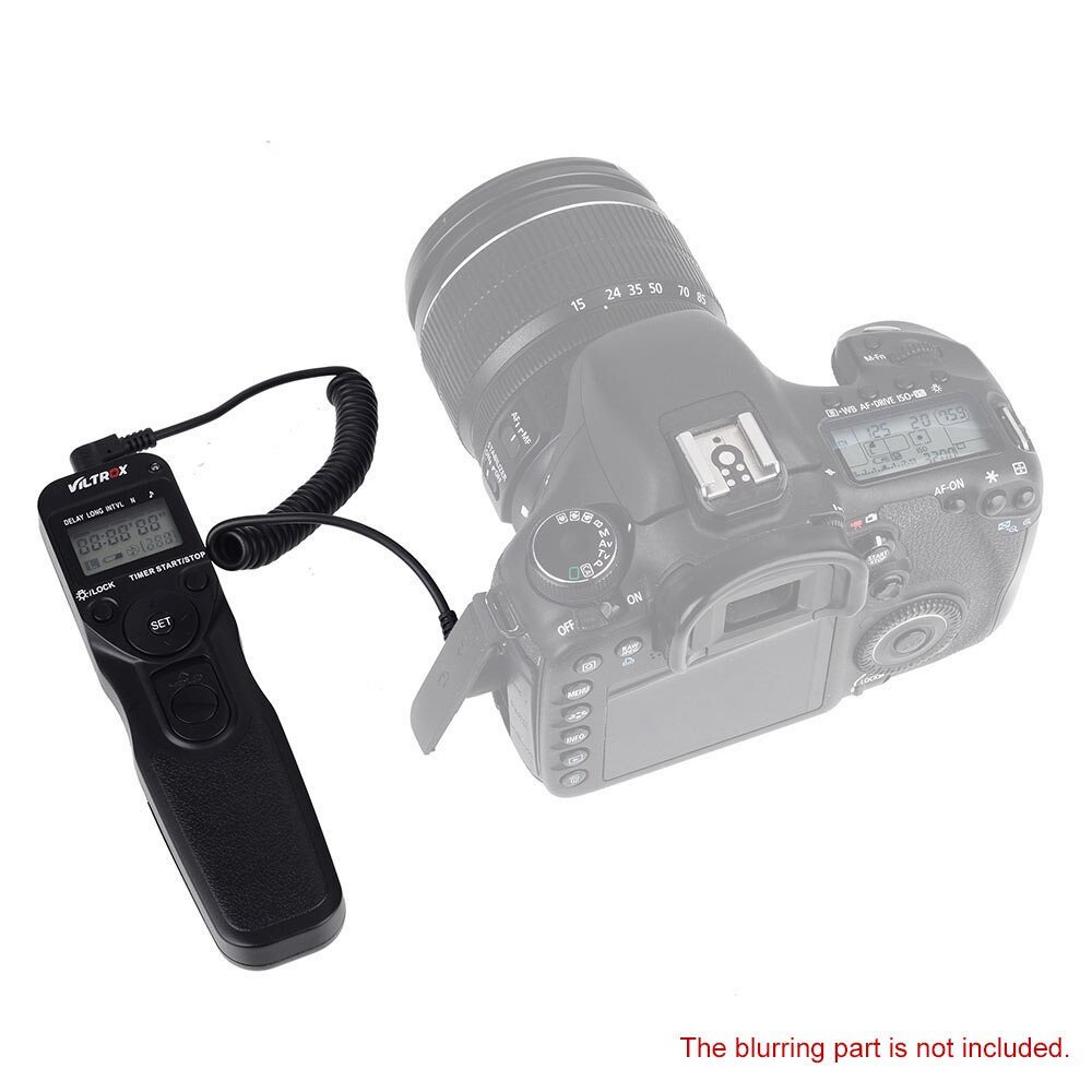 VILTROX – intervalomètre à intervalle de temps et obturateur avec télécommande, pour Canon 1D Series 5D 5DII 5DIII 7D 10D 20D D30 40D 50D