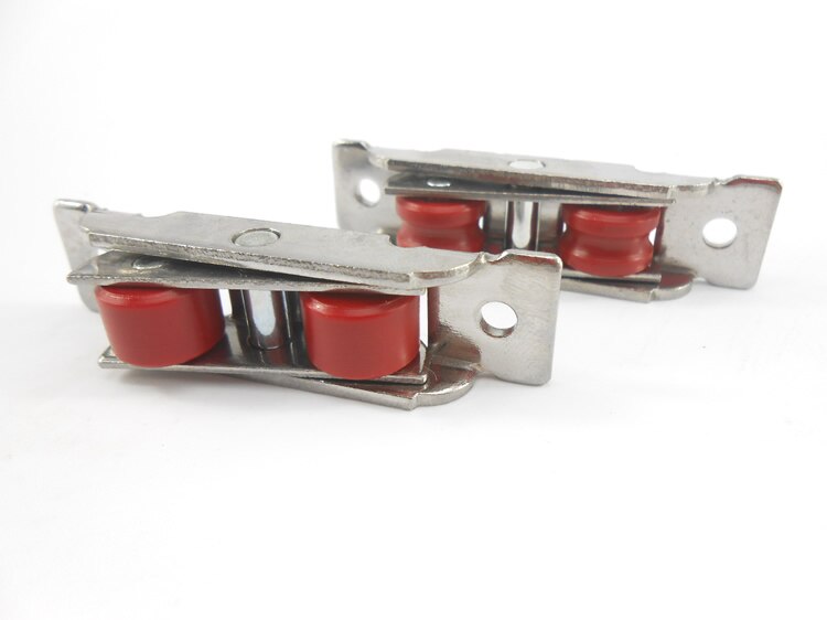 window roller sliding door plastic steel window pulley concave stainless steel wheel mute nylon roller hardware