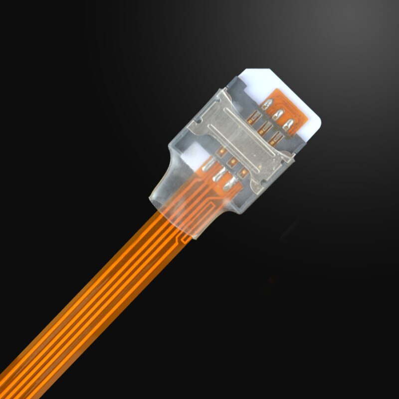 Micro Card Forward To SIM Card Phone Extension Cord Converter Adapter Transparent Open Device for Samsung