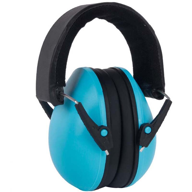 Zuigelingen Ruisonderdrukking Oorwarmers Kind anti-geluid Oorbeschermers Baby Slapen Studeren Oor Protector Kids Gehoorbescherming Headset: Sky Blue