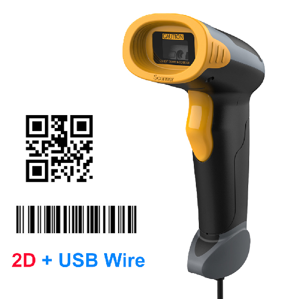 ISSYZONEPOS I2DBC048 Handheld 2D Barcode Scanner CMOS Barcode Reader 1D 2D Bar Code Reader For Mac Windows Linux: 2D