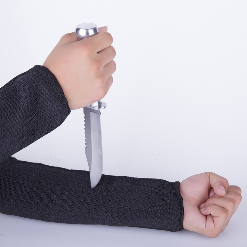 1 pair Cut-Resistant Sleeve Outdoor Work Safety Anti-cutting Arm Guard Protective Glove Arm Guard Protection