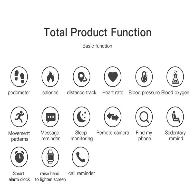 nouvelle montre intelligente hommes pression artérielle ronde Bluetooth Smartwatch femmes montre étanche Sport Tracker WhatsApp pour Android Ios