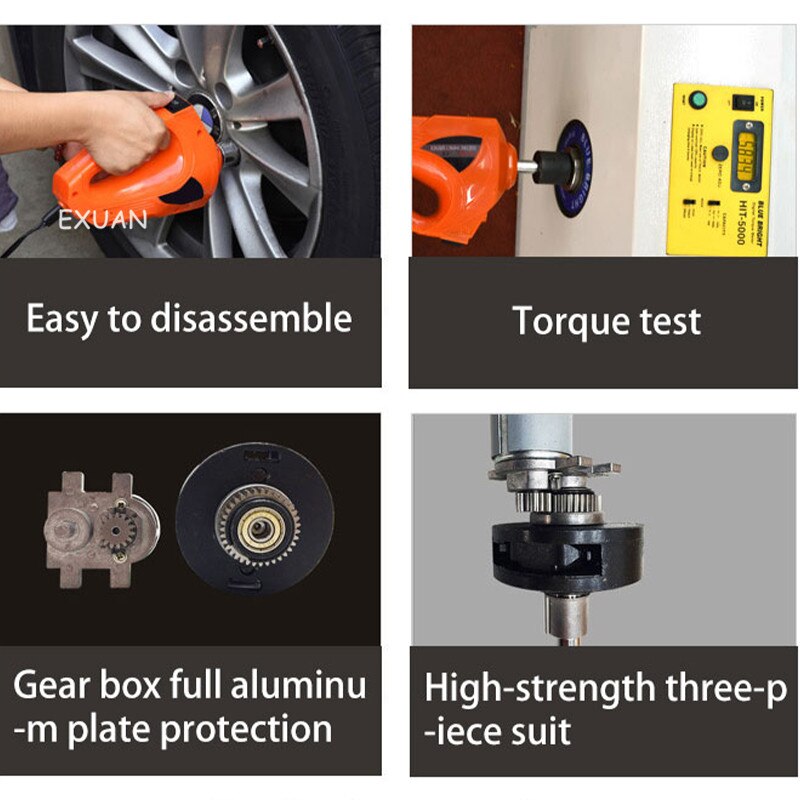 ZSB02 Electric Impact Wrench Tire Removal Equipment Gor Portable Vehicles Car Electric Jackhammer Motor Electric Wrench