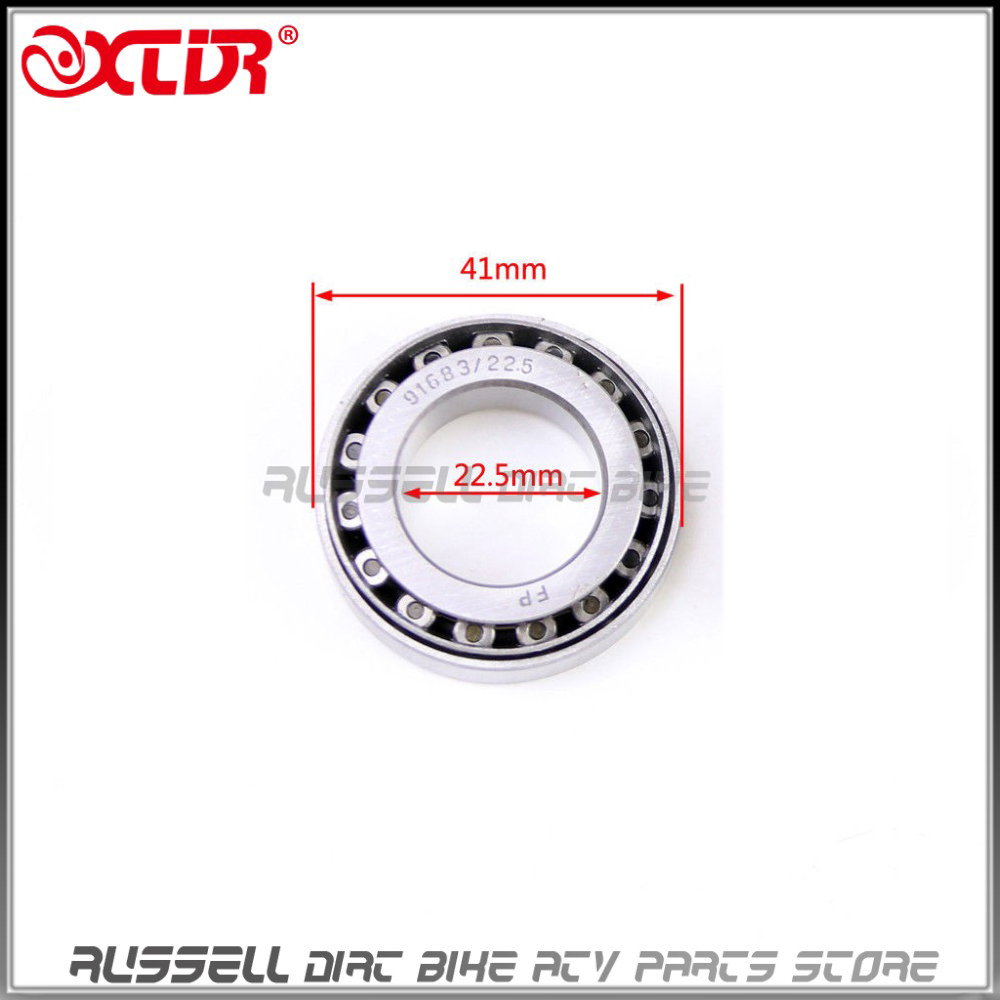 91683/22.5 rodamientos de cabezal de vástago de dirección para 50cc ~ 110cc Dirt Pit Bike
