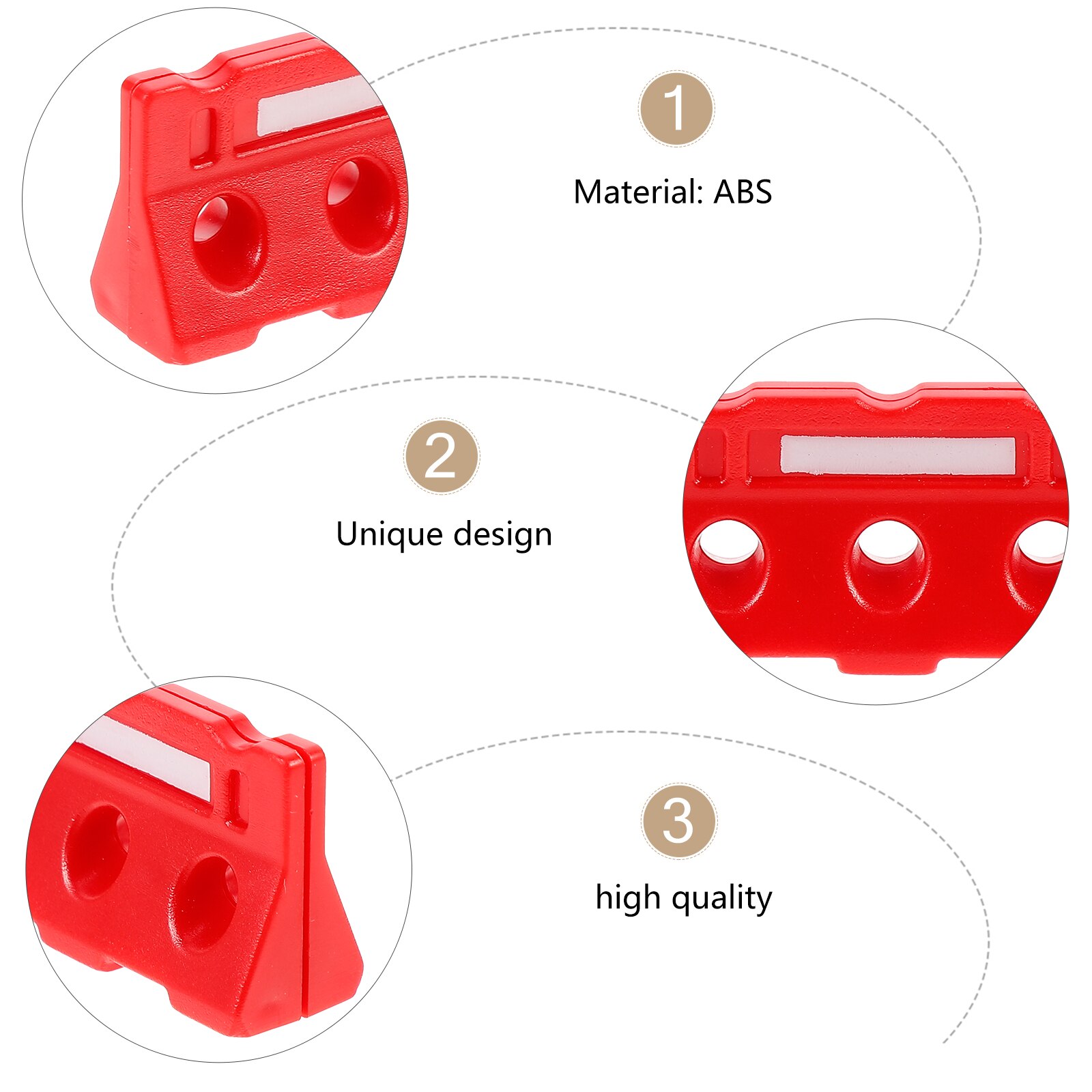 Giocattoli cognitivi di insegnamento precoce dei segnali stradali di simulazione della barricata di traffico 24Pcs