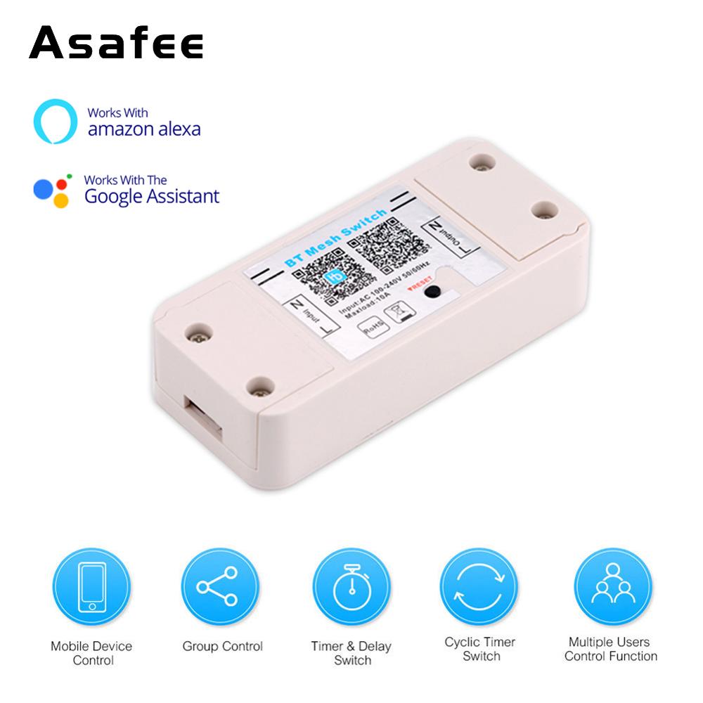 Magic Home Smart Bluetooth WiFi Switch Controller AC 100-240V 10A IOS Android APP ON/OFF Timer LED Light Controller