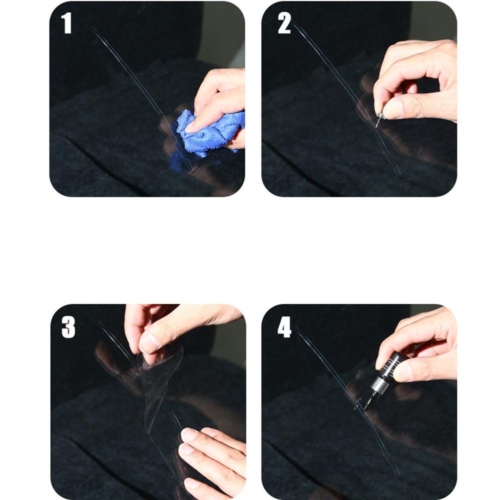 Windshield Repair Kit Car Window Repair Polishing Windscreen Glass Renwal Tools Auto Chips Crack Restore Fix Kit