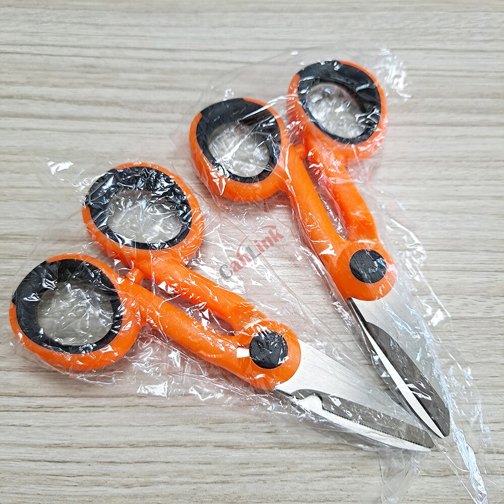 5pcs Splice Fiber Optic Tool Kits Fiber Optic Tool Fibre Stripping Optical Fiber Kevlar Scissors Hand Tool