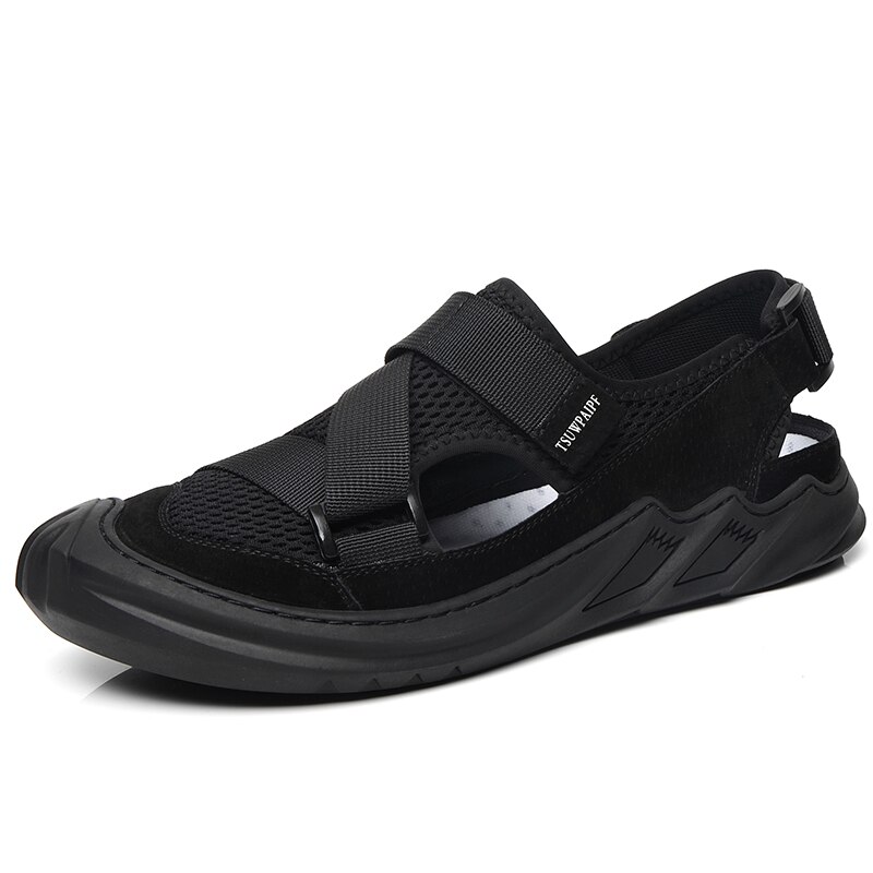 piel safety sandel mens cuero homme deportivas playa sandalias sandalle sandal zandalias para summer casual leather da uomo man