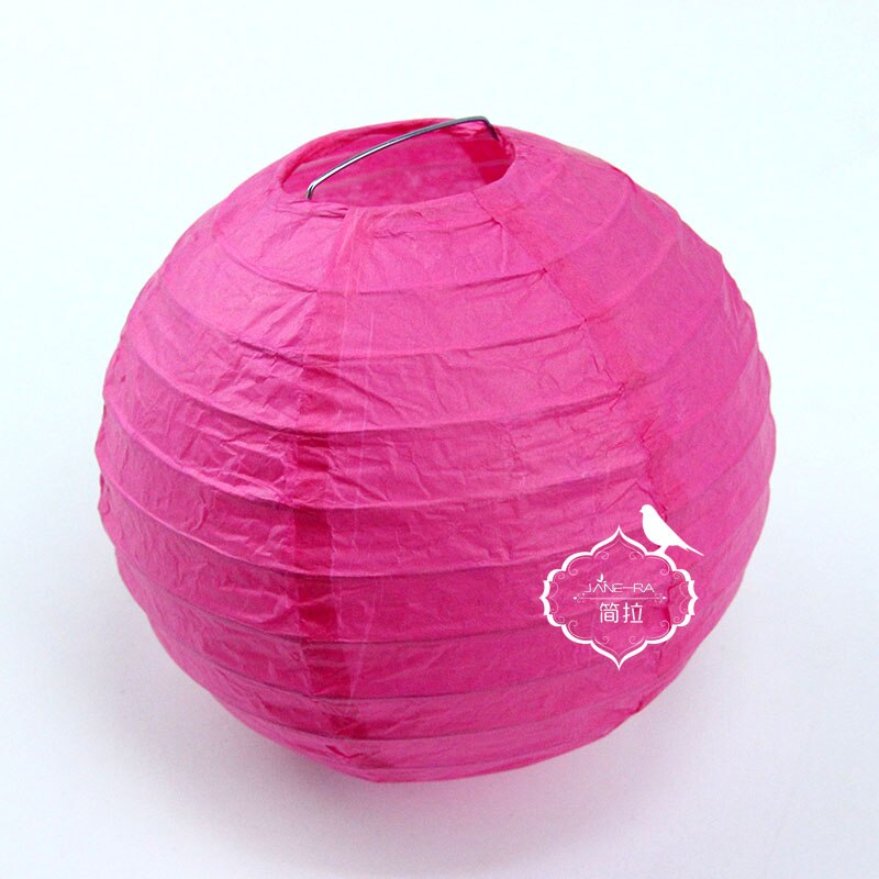 20cm Round Paper Lantern Paper Flower Balls Honeycomb Ball Hanging Lanterns For Wedding Party Decoration supplies: rose